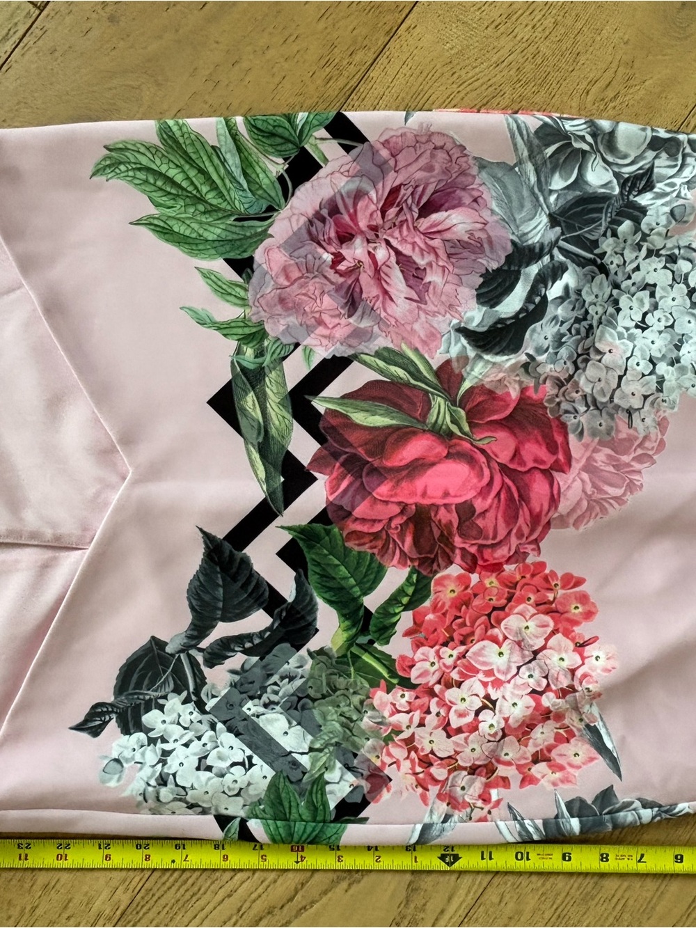 Ted Baker London Pink Floral High-Low Skirt